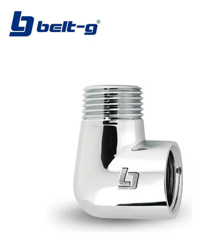 Conexion Pulida Y Cromada** Codo Cachimbo De 1/2 Belt-g