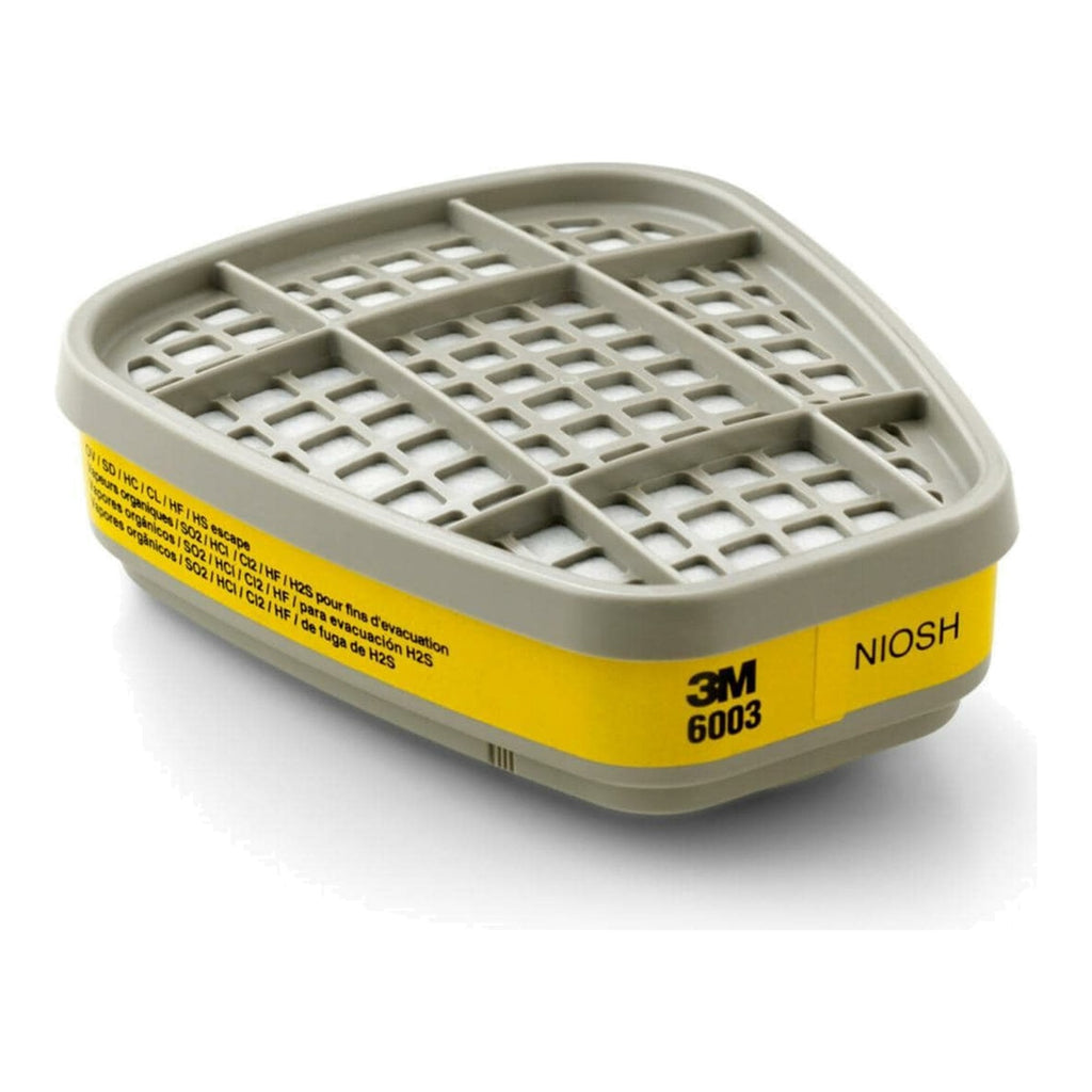 3M Cartucho para vapores orgánicos y gases ácidos 6003