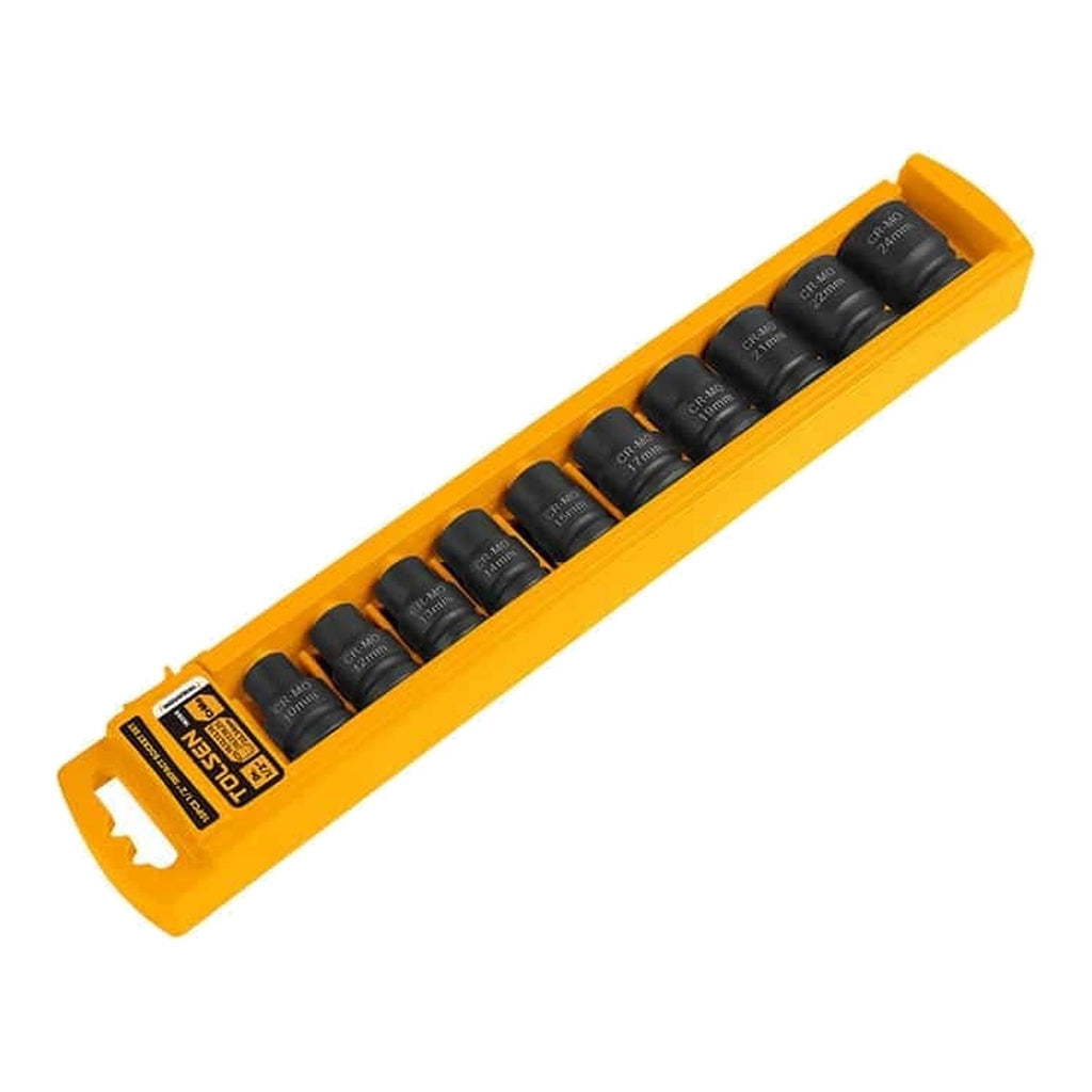 Tolsen Juego de dados de impacto 10 piezas 18295