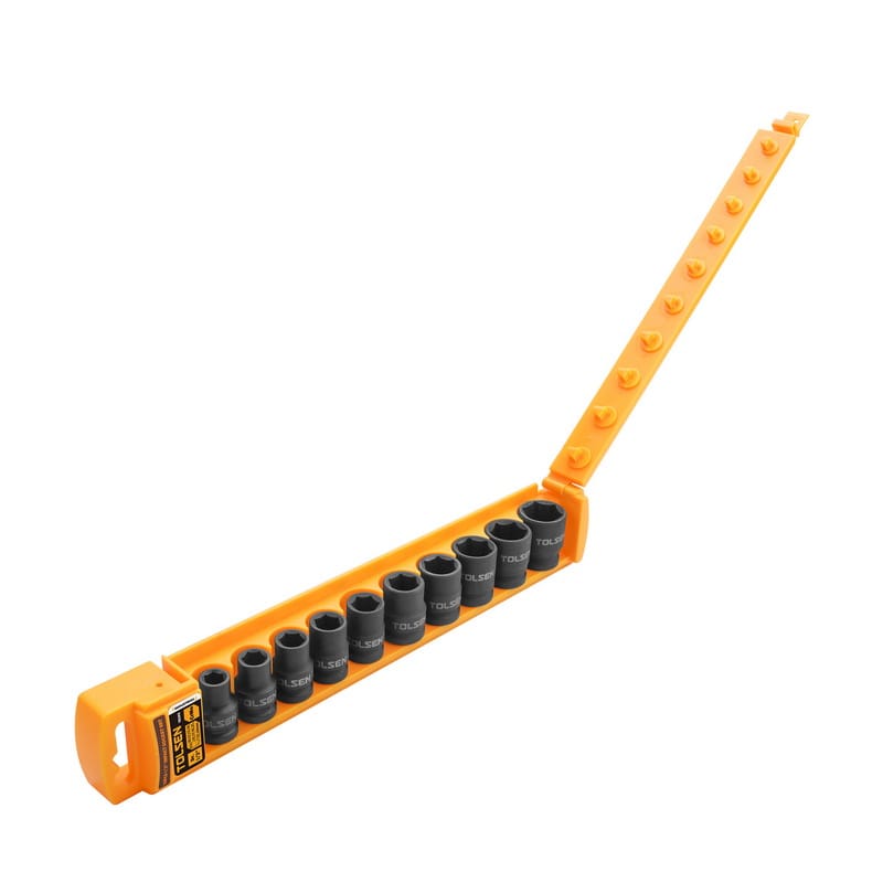 Tolsen Juego de dados de impacto 10 piezas 18295