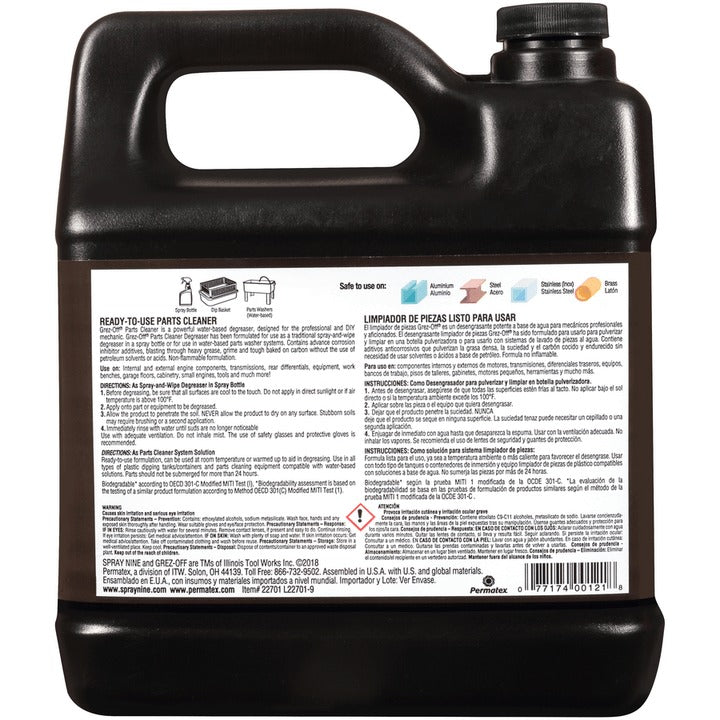 Permatex Grez-off parts cleaner