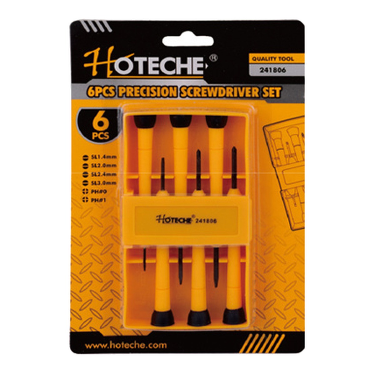 Hoteche Set de destornillador de precisión 6 piezas 241806