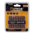 Hoteche Punta de destornillador doble extremo 10 piezas 251012