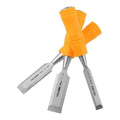 Tolsen Juego de cincel 1/2-3/4-1 para madera 25380 (formón)
