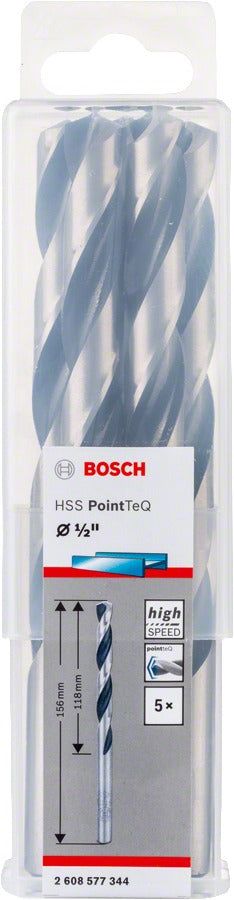 Bosch Mecha HSS-pointeq 1/2x118x156 mm metal