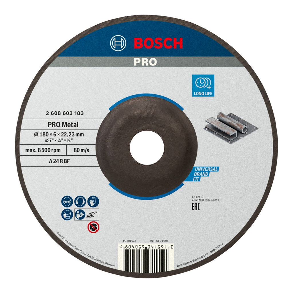 Bosch Disco para metal 7x1/4 2608603183 (6.4 mm)