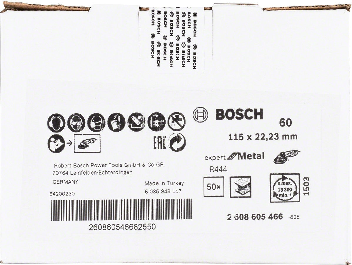 Bosch Fibrodisco G60 4 1/2x7/8 para metal expert 2608605466