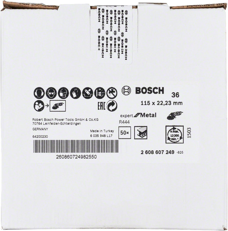Bosch Fibrodisco G36 4 1/2x7/8 para metal expert 2608607249