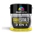 Maxigama Maxiesmalte 2 en 1 satinado blanco galón