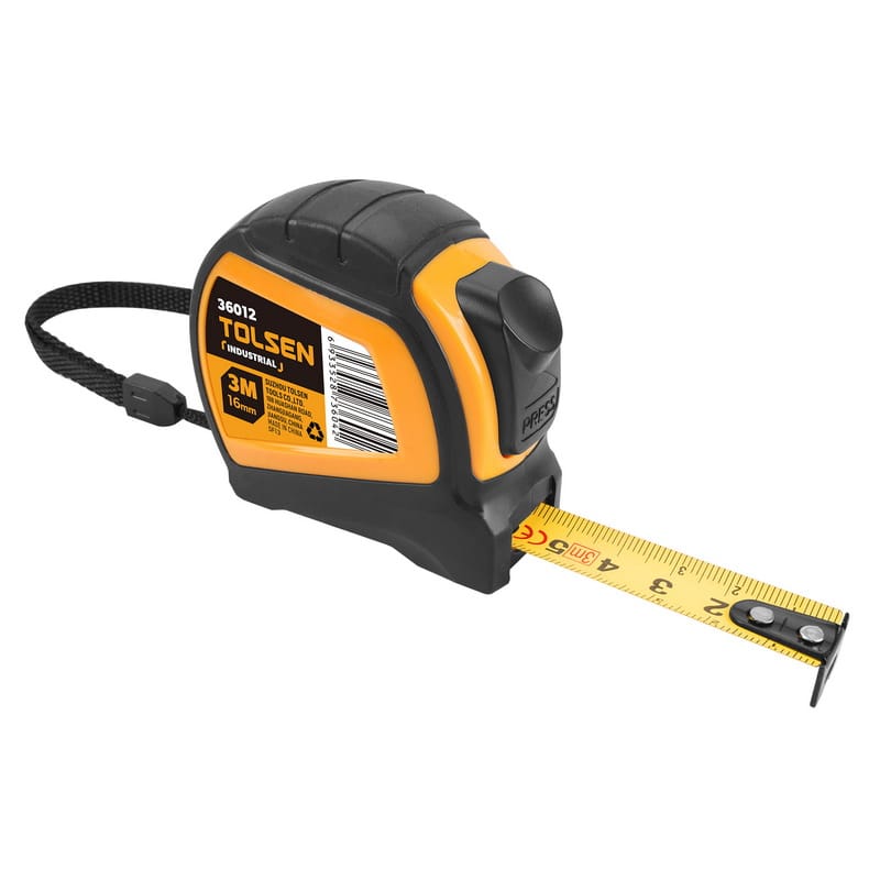 Tolsen Cinta métrica con autobloqueo 5 m x 19 mm 36013