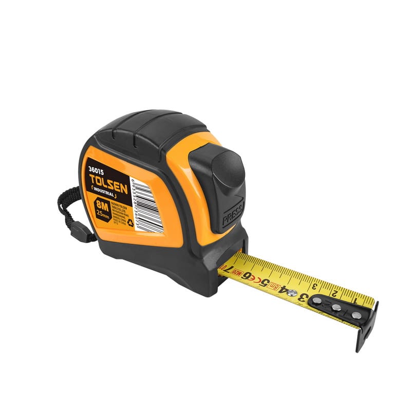 Tolsen Cinta métrica con autobloqueo 5 m x 19 mm 36013