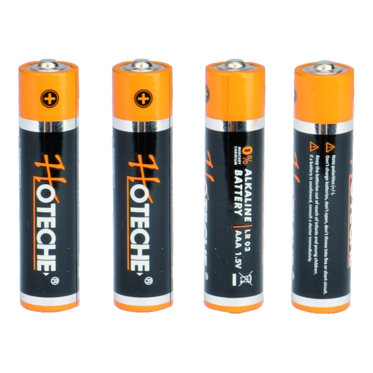 Hoteche Batería alcalina AAA 4 unidades 497002 (pila)