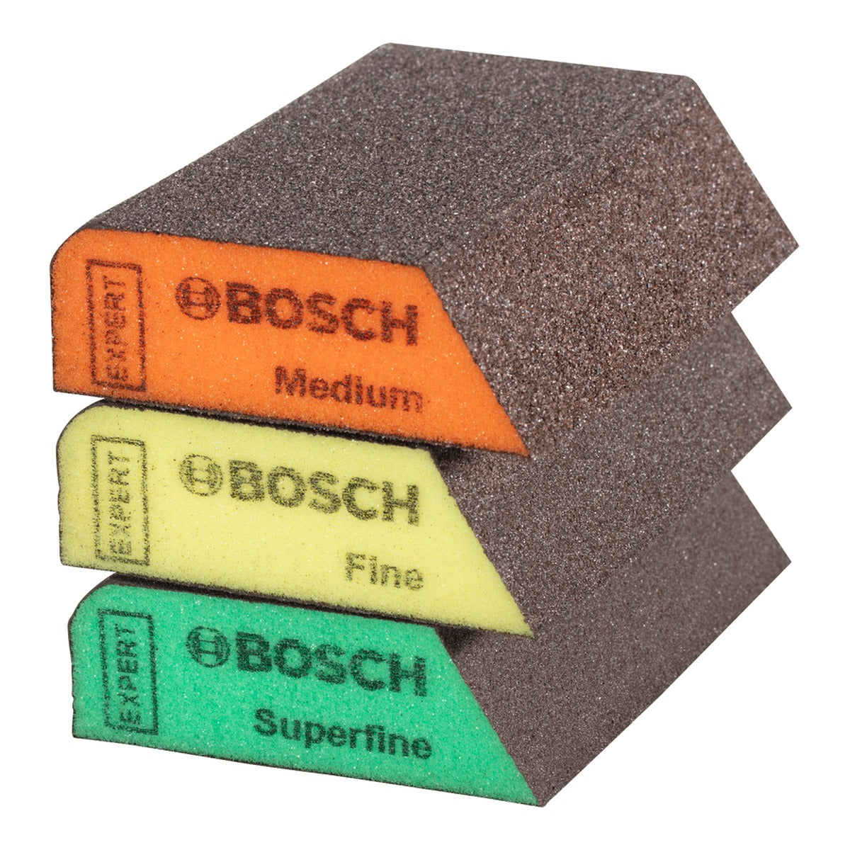 Bosch Set esponja abrasiva S470 medio/fino/super fino