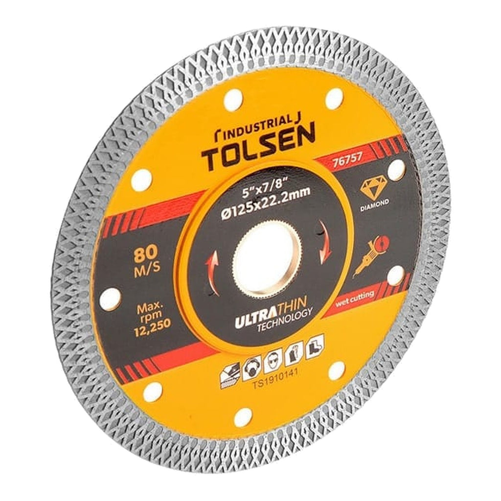 Tolsen Disco de corte diamantado ultrafino 5x7 76757