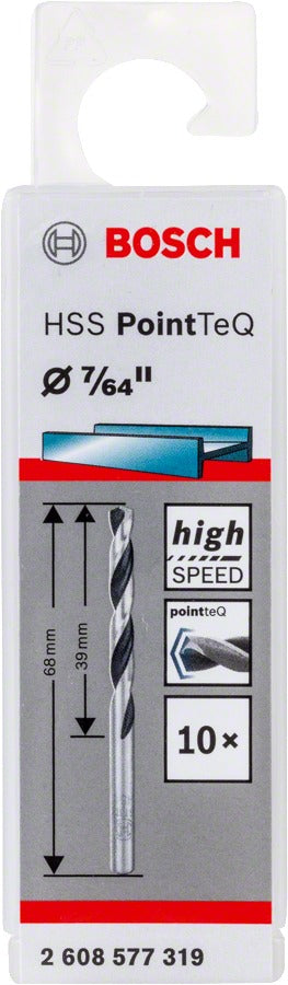 Bosch Mecha HSS-pointeq 7/64x39x68 mm metal
