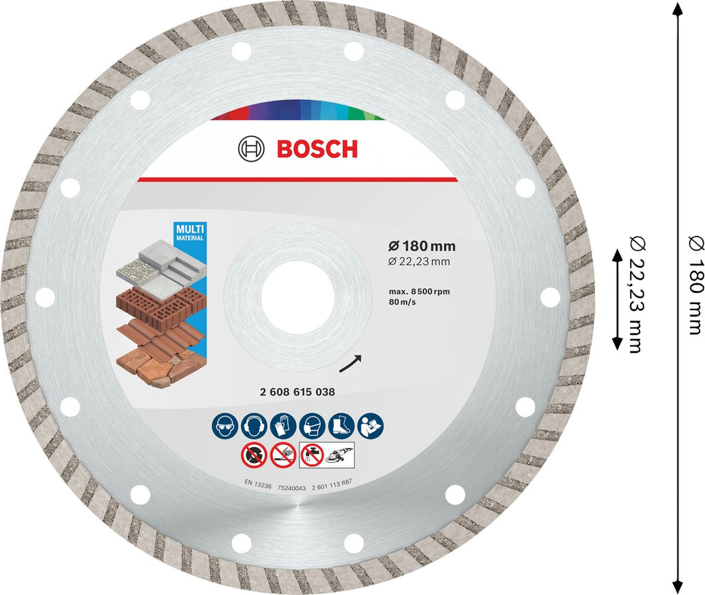 Bosch Disco diamantado turbo 7 universal eco