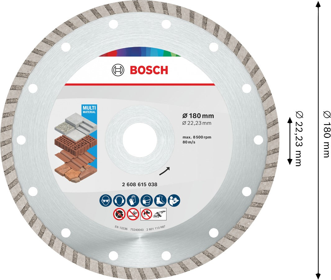 Bosch Disco diamantado turbo 7 universal eco