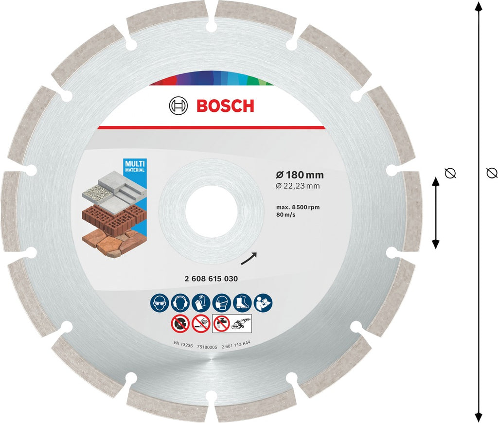 Bosch Disco diamantado segmentado 7 universal eco