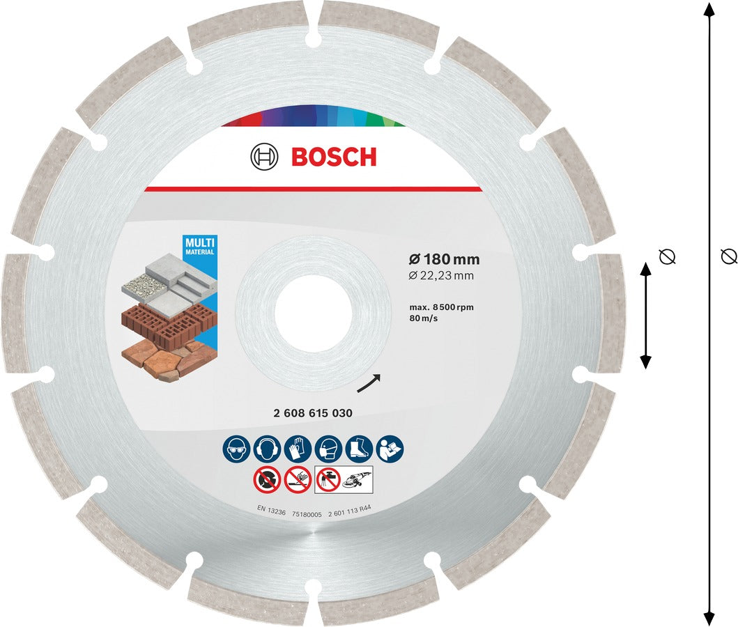 Bosch Disco diamantado segmentado 7 universal eco