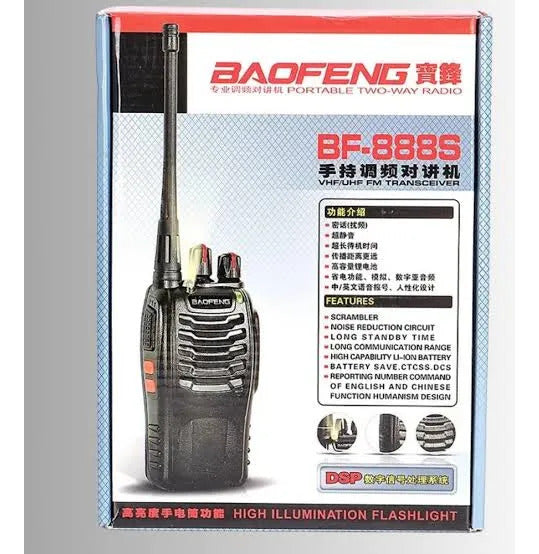 Baofeng Radio portátil 2 unidades (walkie talkie)