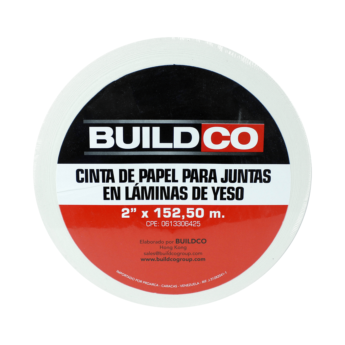 Cinta de Papel para Juntas de Drywall 150 m Proarca
