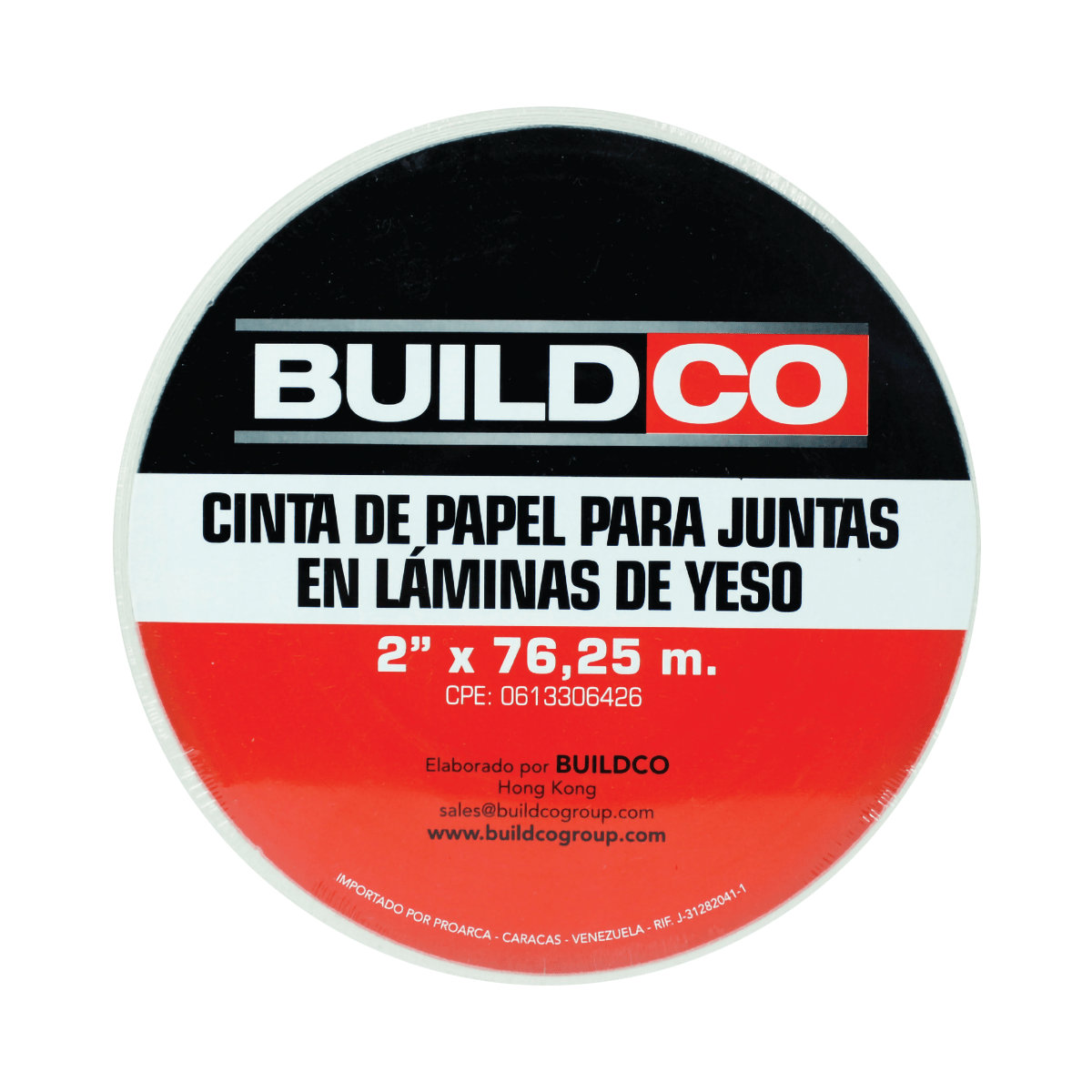 Cinta de Papel para Juntas de Drywall 75 m Proarca