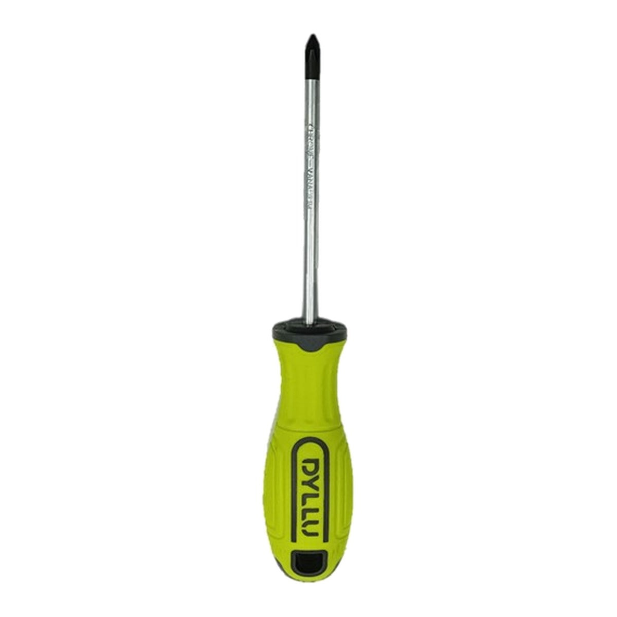 Dyllu Destornillador de estría 4 (100 mm) punta magnética mango ergonómico DTSD2214