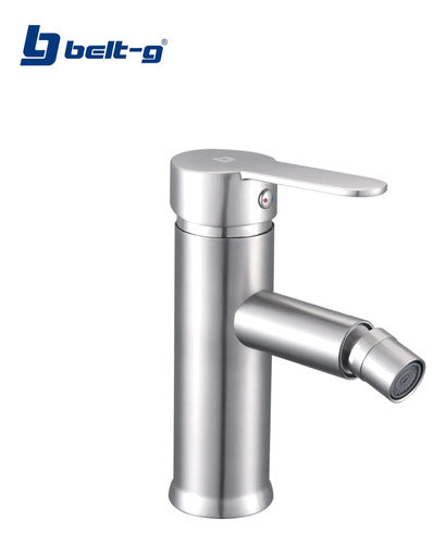 Grifo Para Bidet Monomando Joy Brushed. Gri-1525 Plateado Brillante