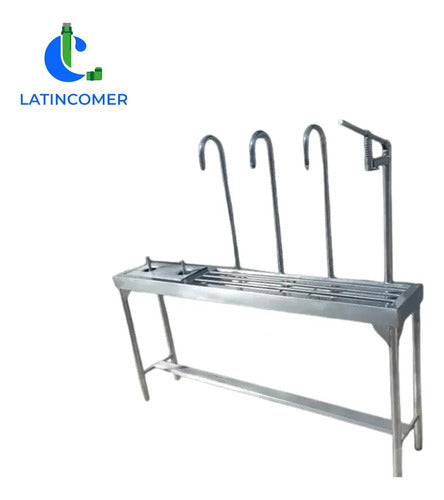 Mesa De Llenado En Acero Inx. Para Botellones - De 5 Picos
