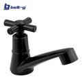 Llave Lavamanos Individual Cross Black - Gri-0773 Negro Mate