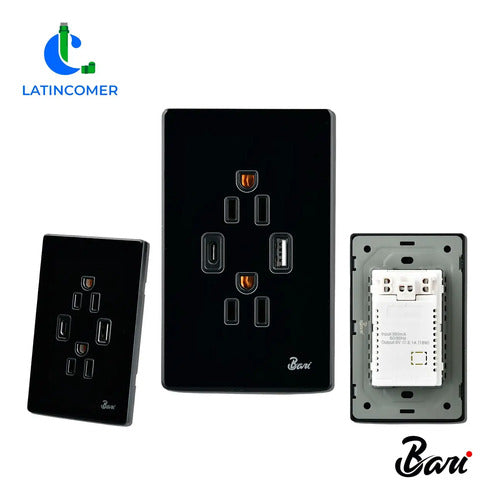 Bari Serie Vuoto - Toma Corriente Doble Usb