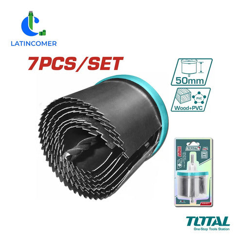Sierra Copas Para Madera 7 Pzas - Total