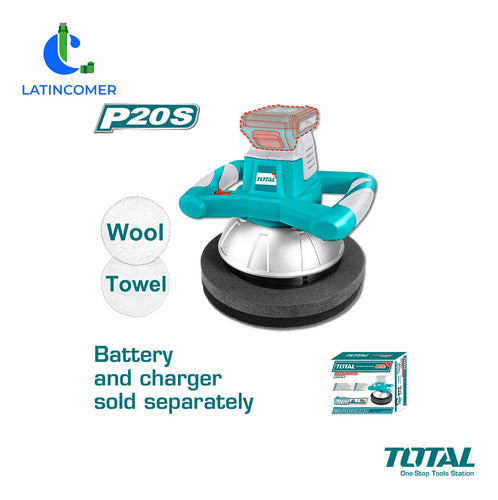 Pulidora Inalambrica 20v 2600rpm 254mm - Total Azul Petróleo