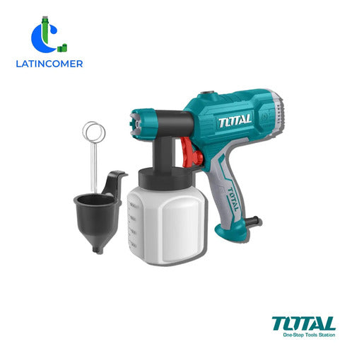 Pistola Para Pintar - Total 450 W 800 Ml Verde Oscuro