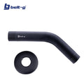 Tubo Corto Para Regadera 1/2 X 45° Black - Gri-0120