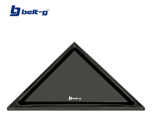 Rejilla Acero Inox. Doble Face Esquinera Black Belt G