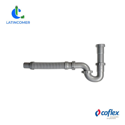 Sifón C/ext Sald Flex/corrugado 1.1/2 Pl