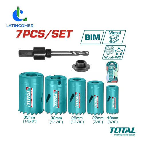 Juego De Brocas Circulares Para Madera - Total