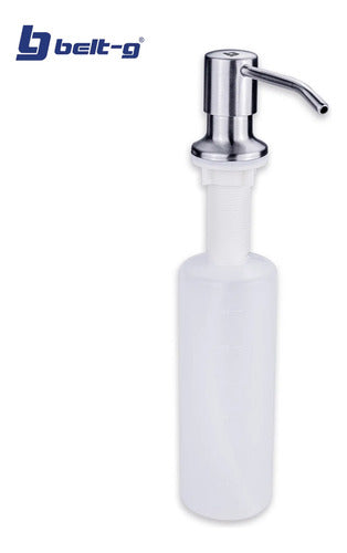 Dispensador Jabon Liquido Brushed Mod. Std - Gri-1159 Blanco