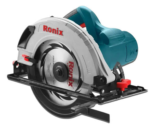 Sierra Circular De Mano 9-1/4 2800w Ronix Eléctrica 110v Azul Petróleo 50hz