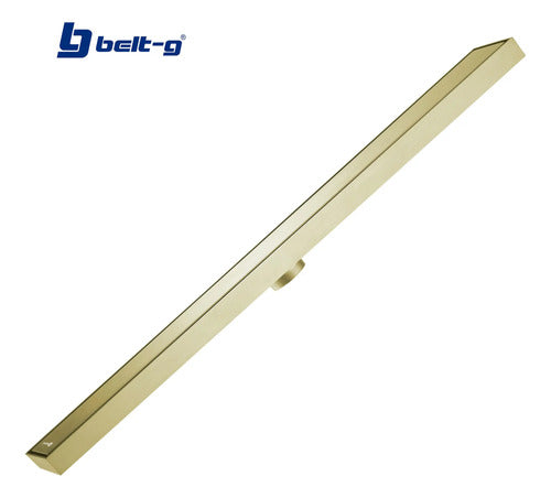 Rejilla Acero Inox. Doble Face 90x5 Luxe Golden Brush Belt-g
