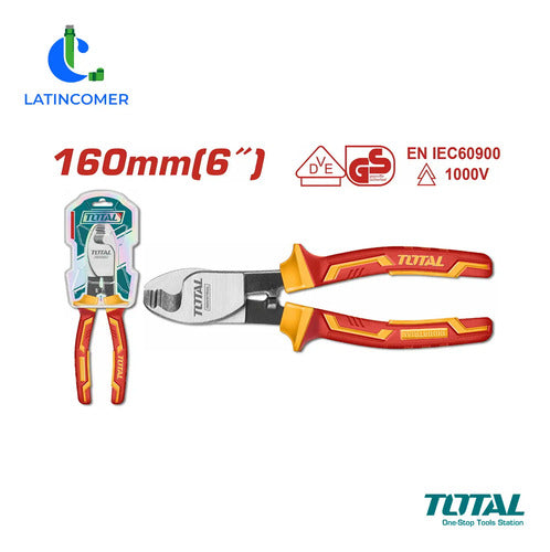 Cortador De Cable Aislado 1000v 6 / 160mm - Total Naranja