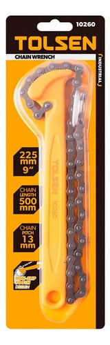 Llave De Cadena De 9 (industrial) Tolsen Amarillo