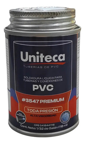 Soldadura Pvc 1/32 Galones Uniteca