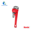 Llave De Tubo Inglesa De 12 Pulgadas Ronix Rh-2552 Ajustable Rojo