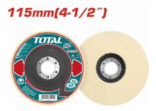 Disco De Fieltro 4 Pulgadas Para Pulir Total