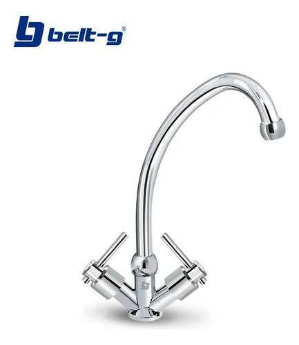 Grifo Fregadero Monoblock Set. Gri-0753 Plateado