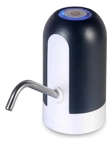 Dispensador De Agua Sencillo Blanco Y Negro Inalambrico