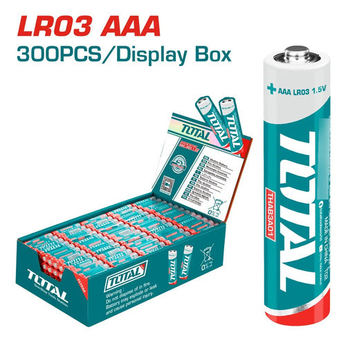 Baterias Alcalinas Aaa Lr03 Marca Total