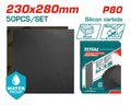 Papel De Lija Impermeable G80 Marca Total 80